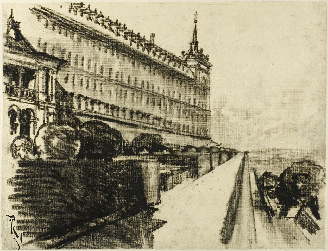 Das endlose Escorial von Joseph Pennell