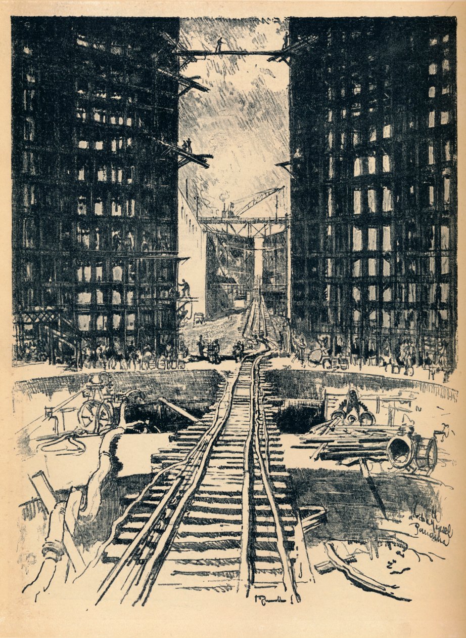 Die Tore der Pedro-Miguel-Schleuse von Joseph Pennell