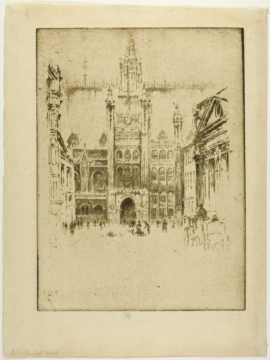 Die Zunfthalle von Joseph Pennell