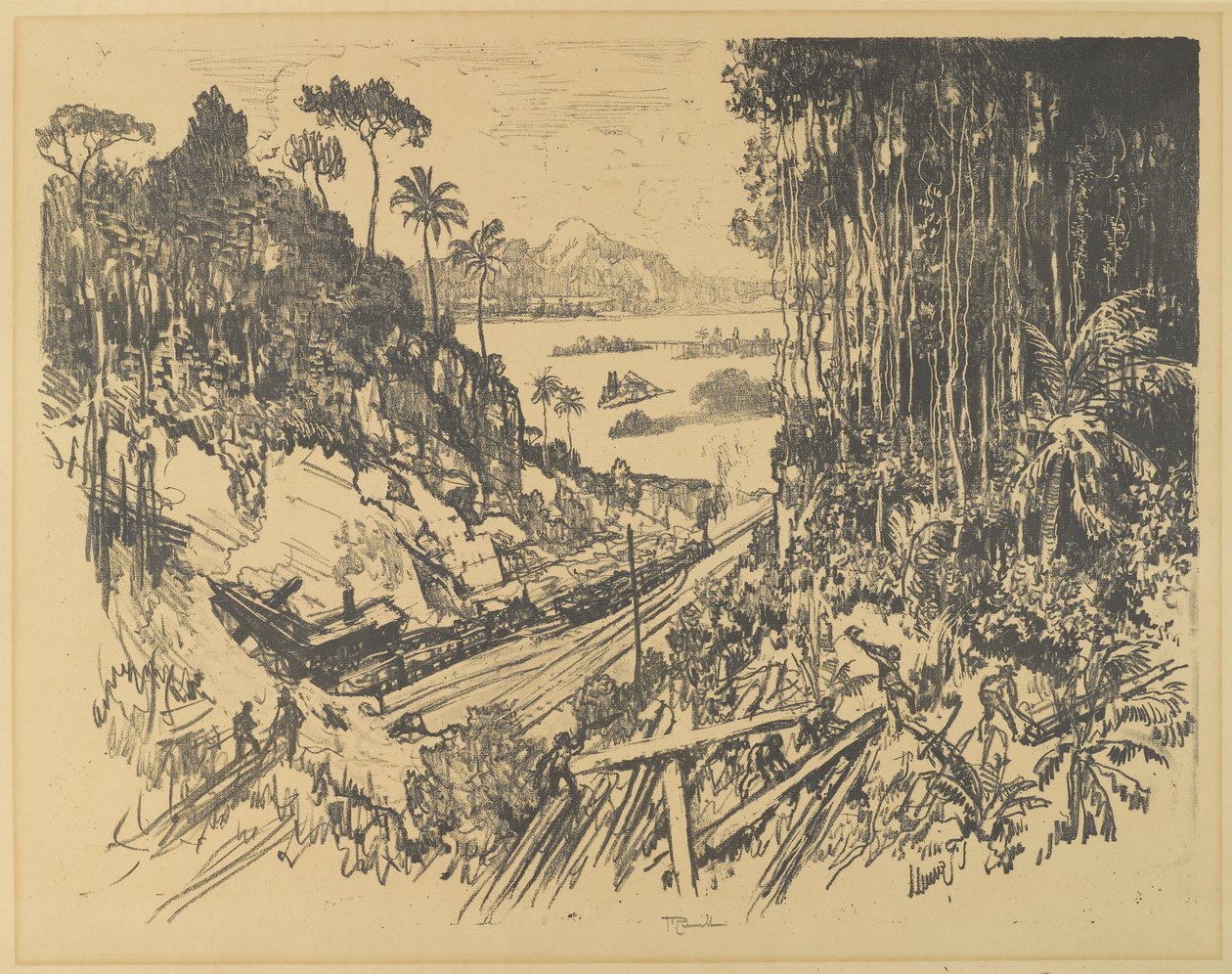Der Dschungel, 1912 von Joseph Pennell