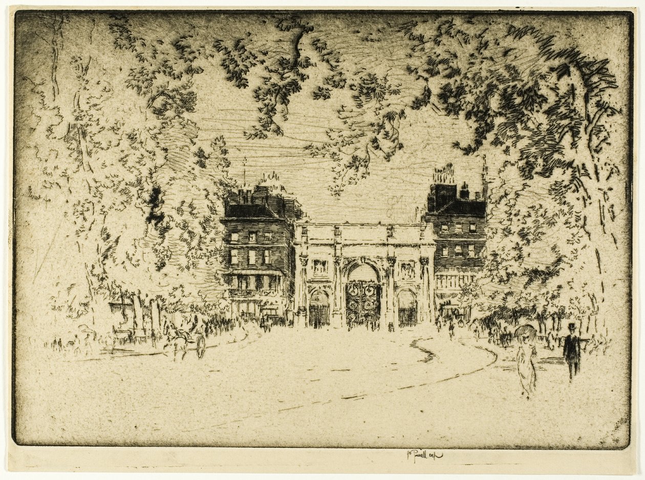 Der Marmorbogen von Joseph Pennell
