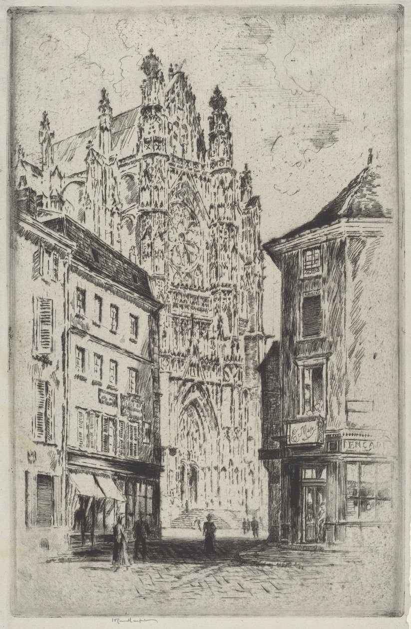 Das Querschiff, Beauvais von Joseph Pennell