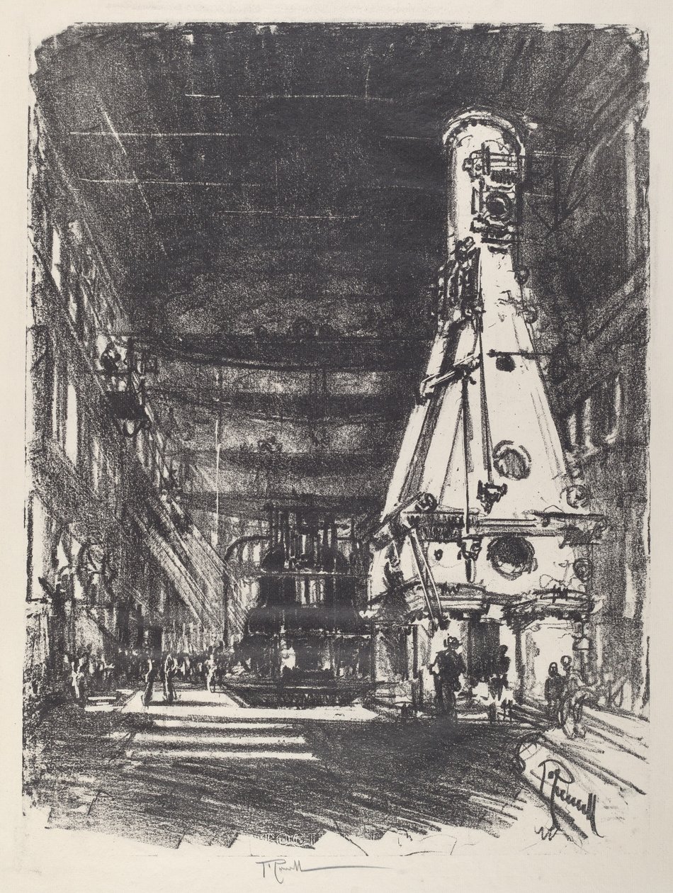 Die weißen und schwarzen Hämmer von Joseph Pennell