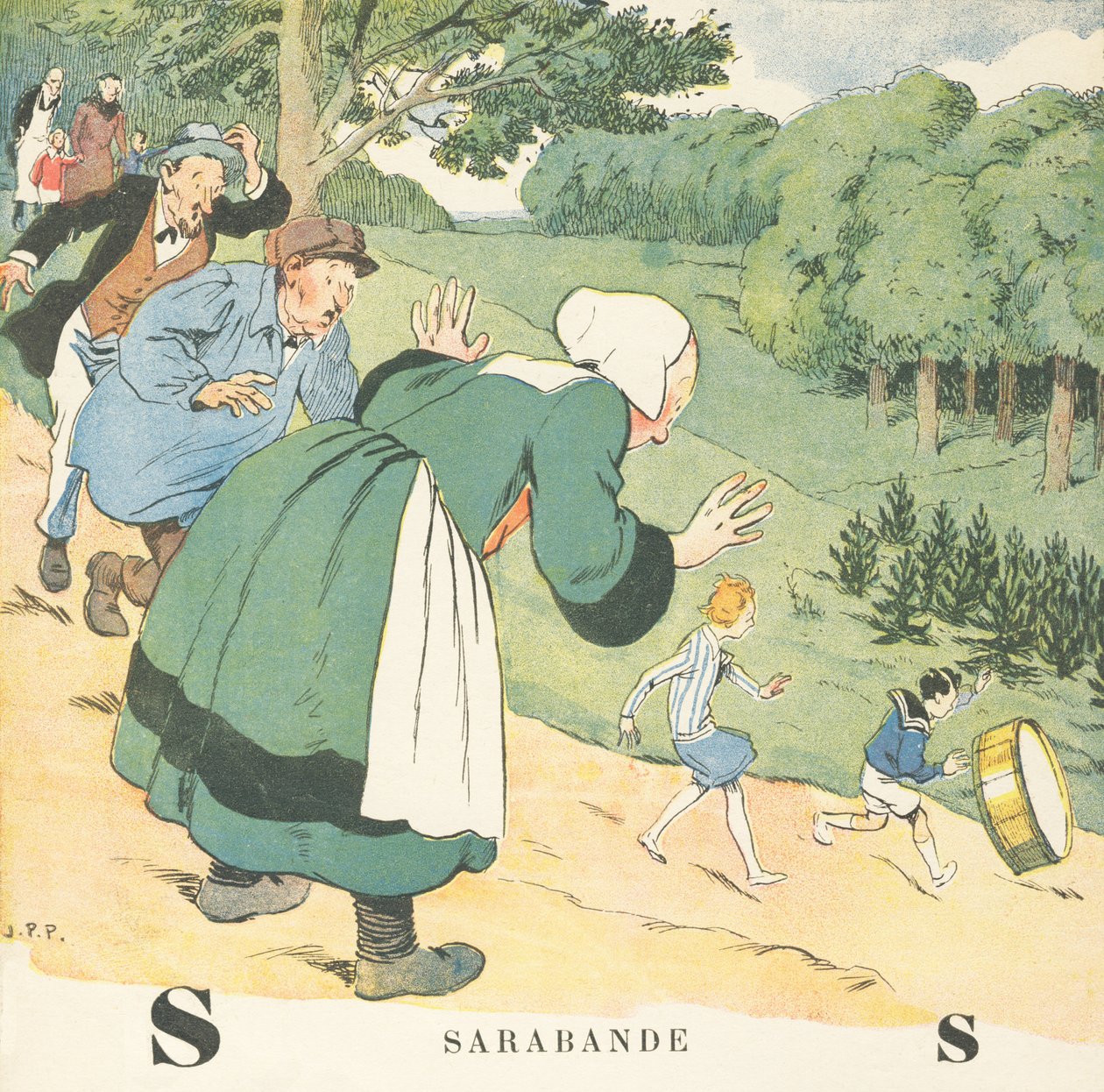 S: Sarabande von Joseph Porphyre Pinchon