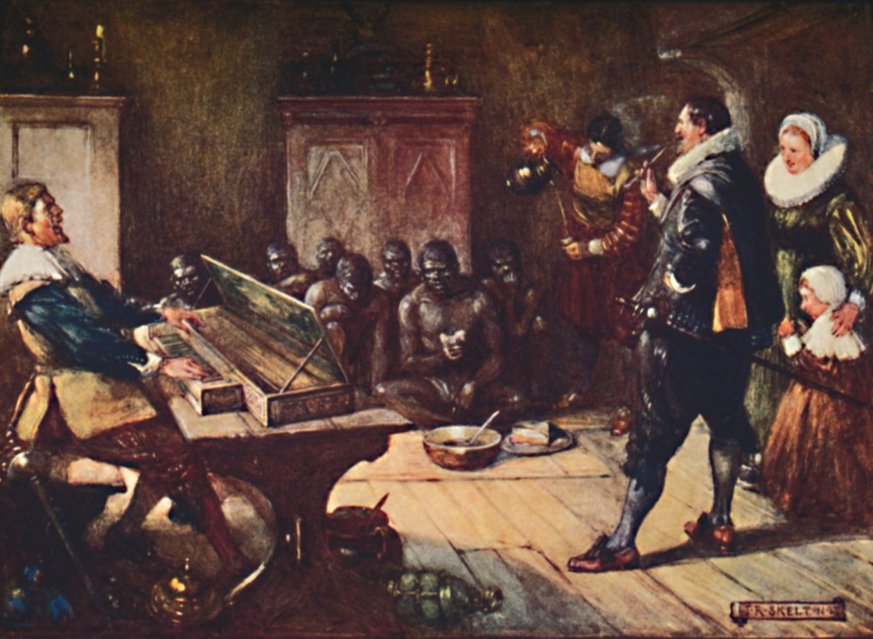 Van Riebeck unterhält die Hottentotten von Joseph Ratcliffe Skelton