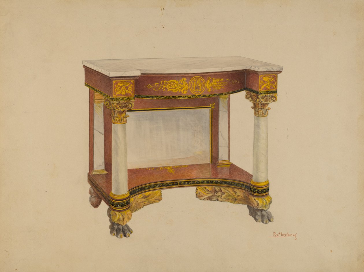 Konsolentisch von Joseph Rothenberg
