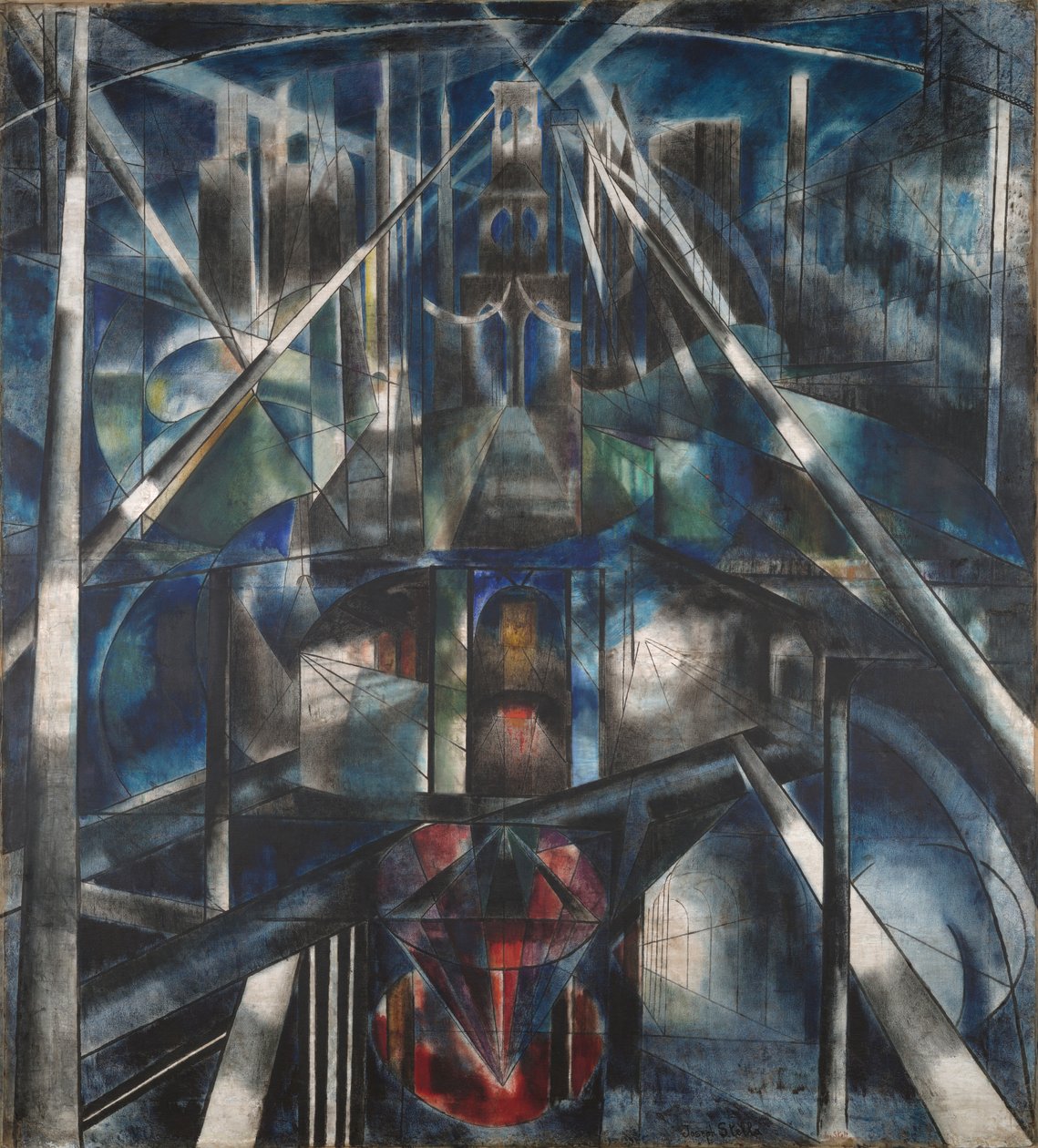 Brooklyn Bridge von Joseph Stella