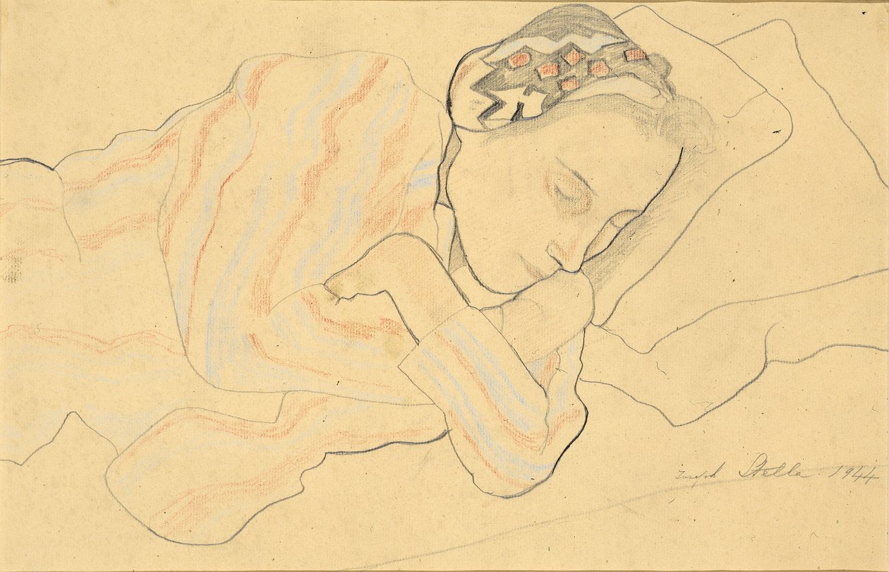 Porträt von Clara Fasano von Joseph Stella