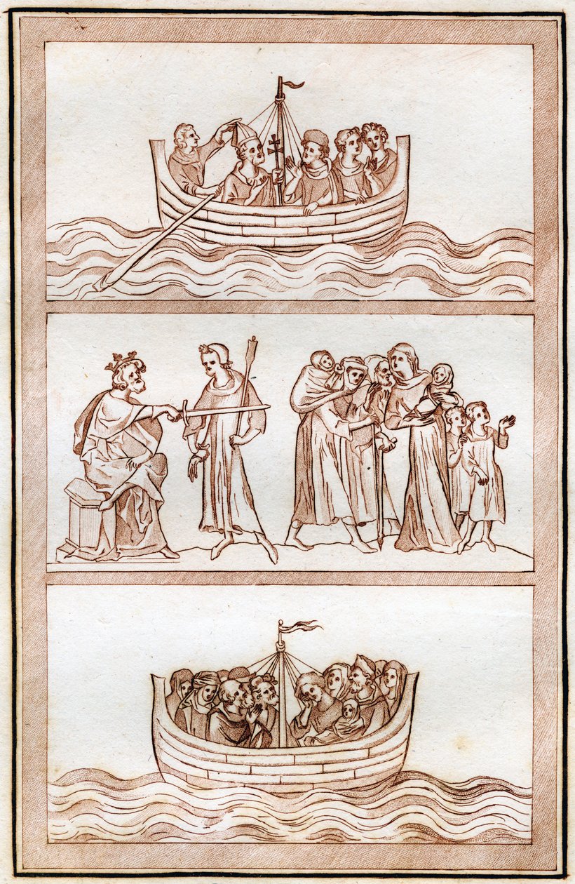 Das Leben von Thomas Becket, 1801 von Joseph Strutt
