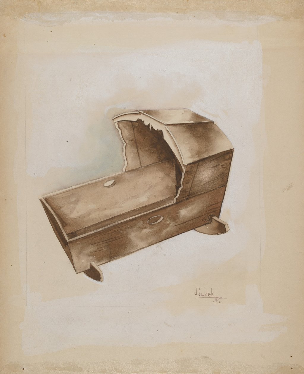 Wiege von Joseph Sudek