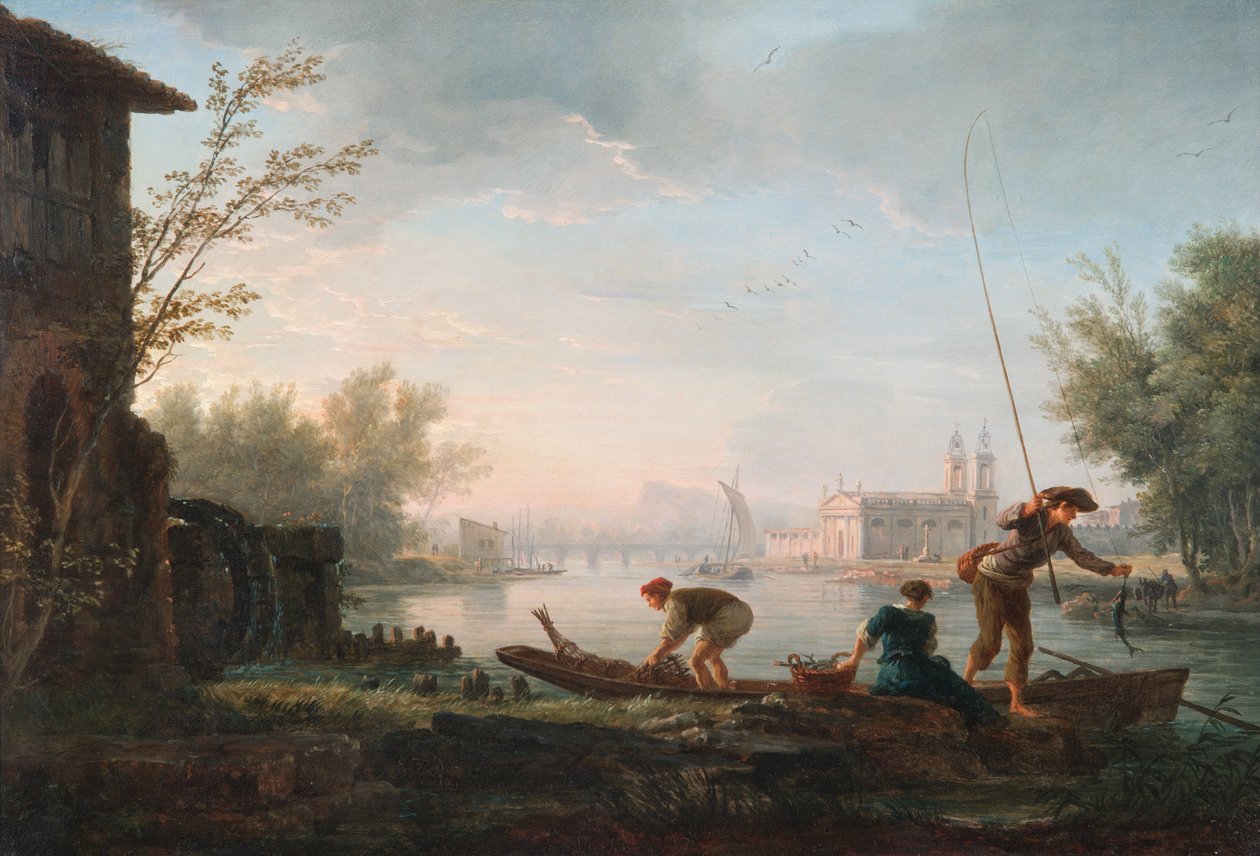 Die vier Tageszeiten: Morgen von Joseph Vernet