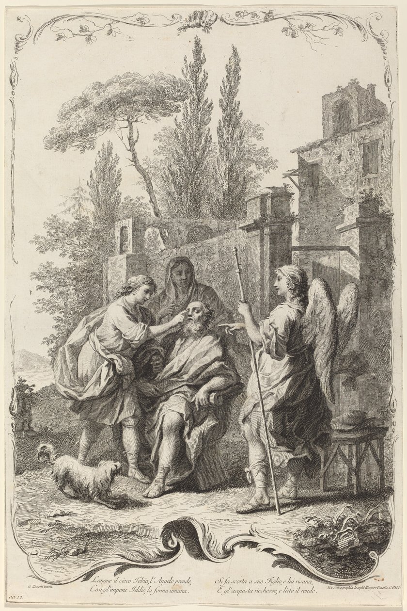 Der blinde Tobias von Joseph Wagner