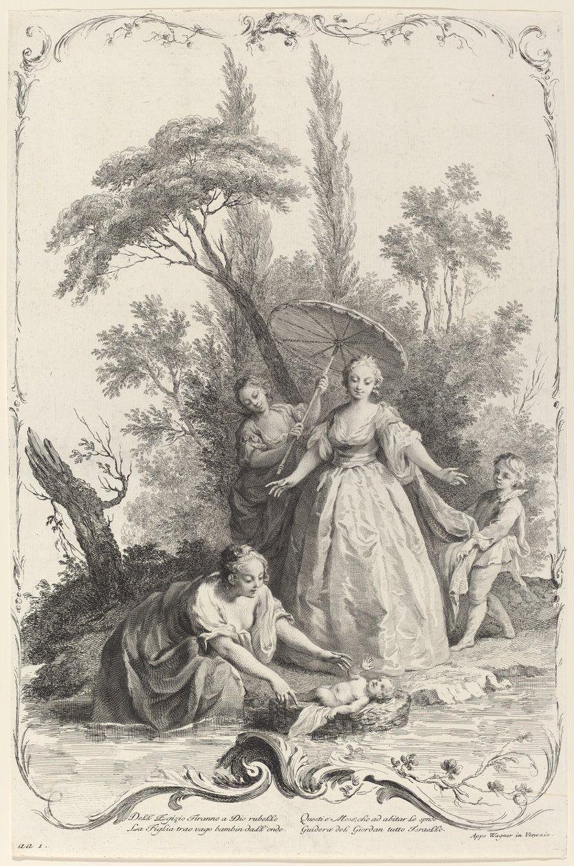 Das Auffinden des Moses von Joseph Wagner