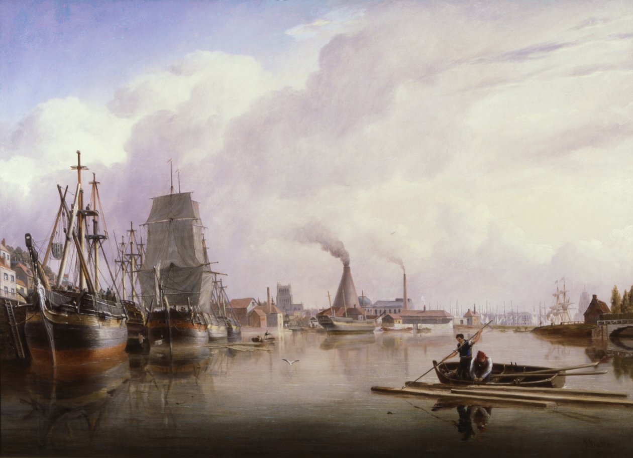 Bristol Hafen von Joseph Walter