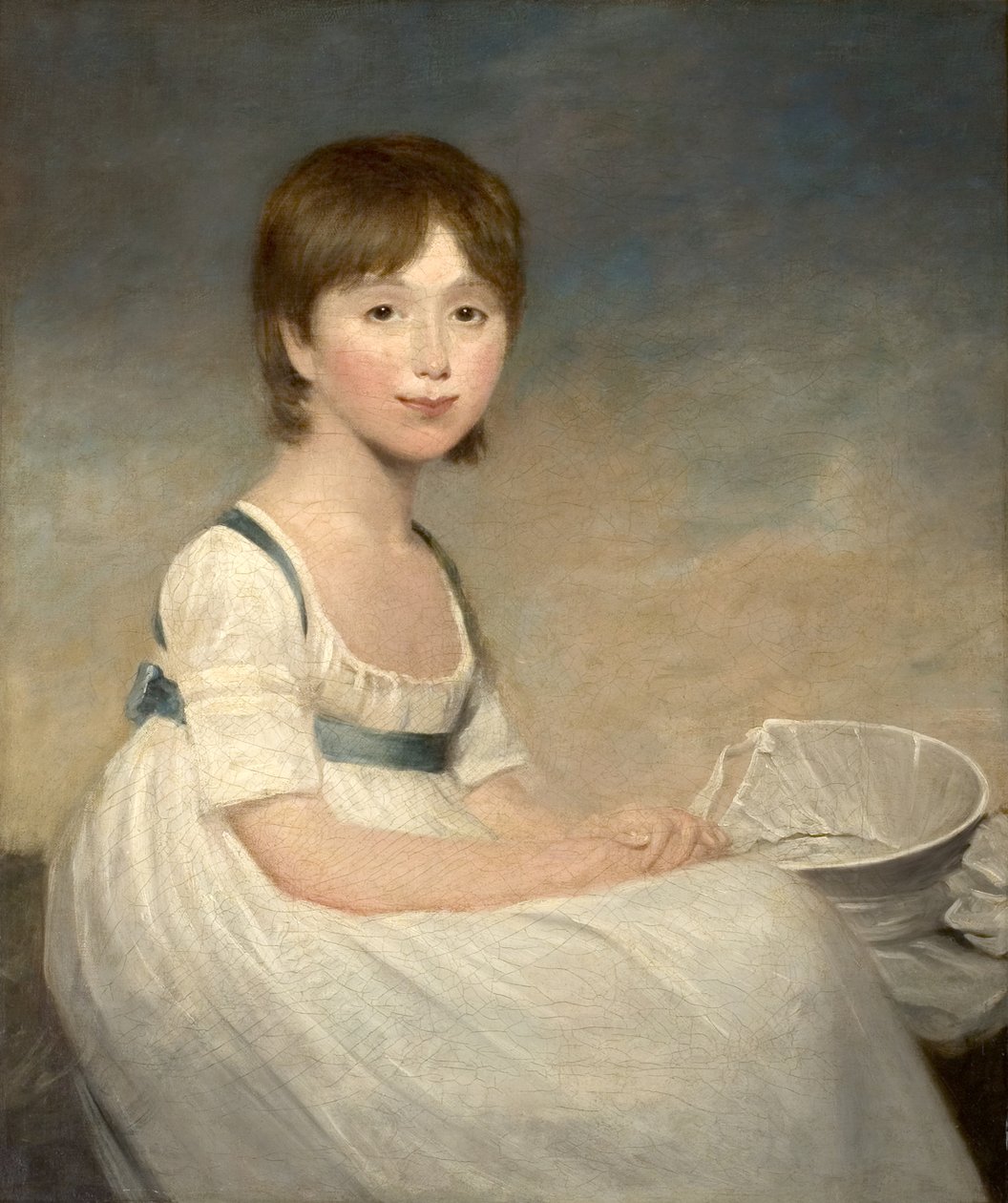 Porträt eines Mädchens, 18. Jahrhundert von Joseph Wright