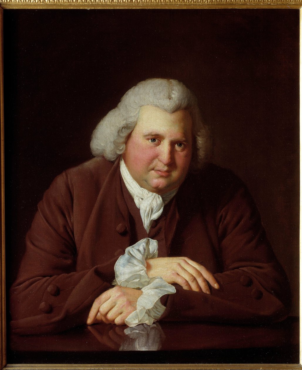Porträt von Erasmus Darwin von Joseph Wright of Derby