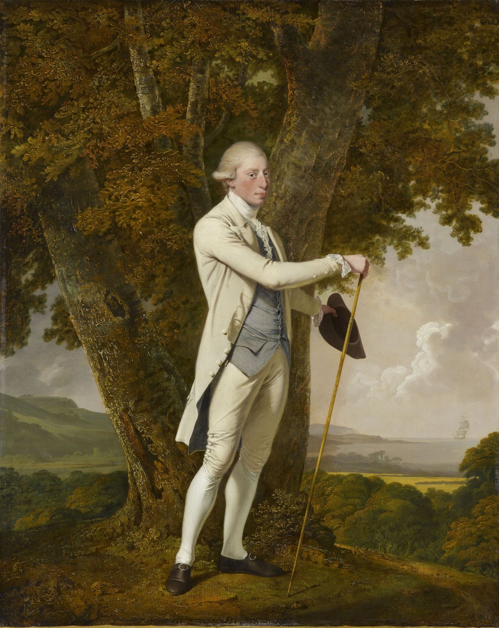 Porträt von John Milnes von Joseph Wright of Derby
