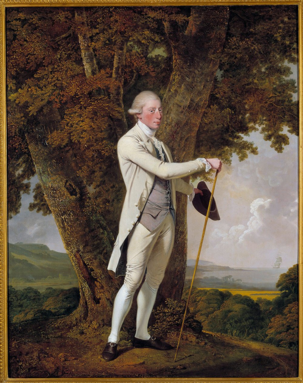 Porträt von John Milnes von Joseph Wright of Derby