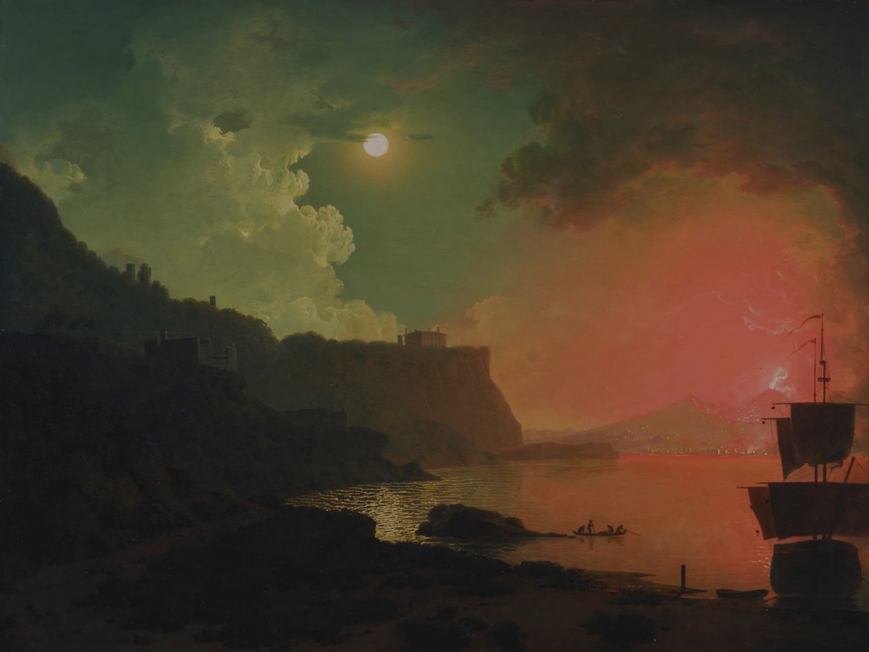 Vesuv von Posillipo von Joseph Wright of Derby