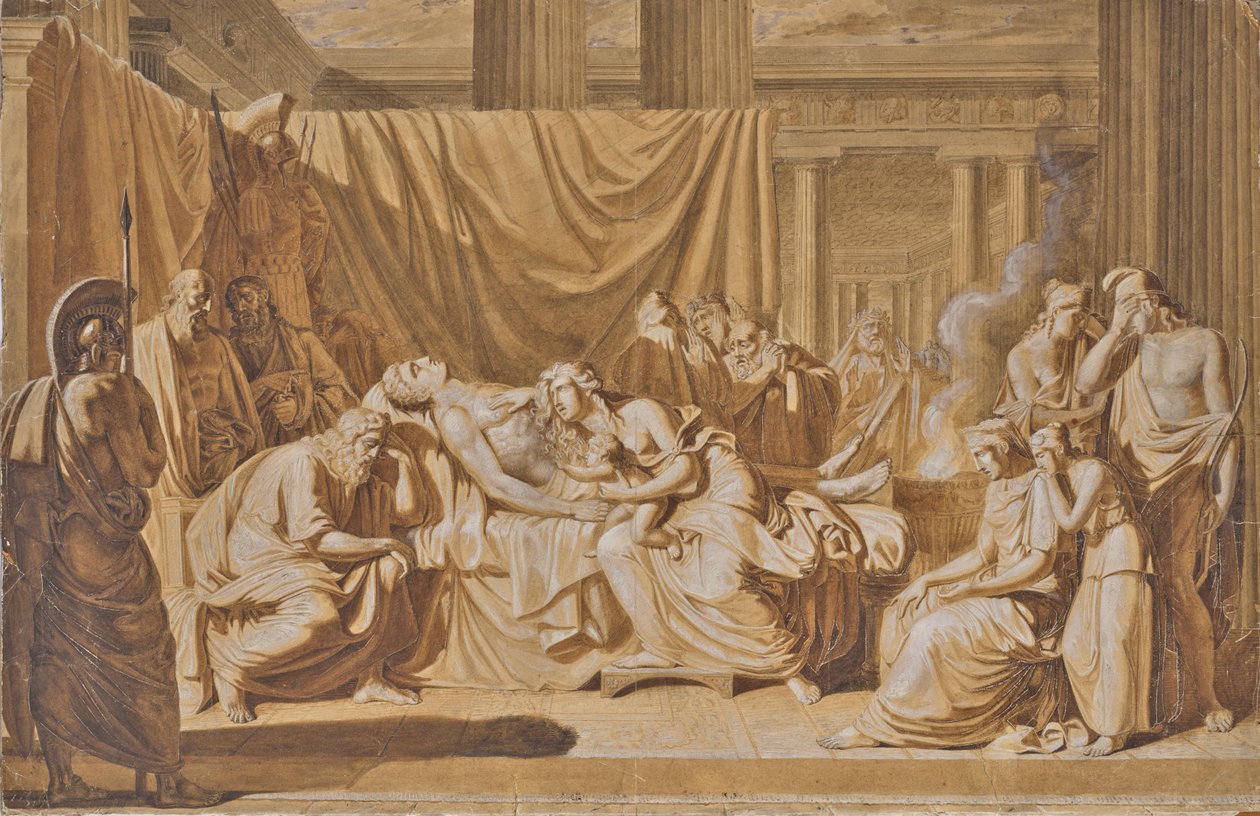 Tod des Achilles von Joseph von Fuhrich