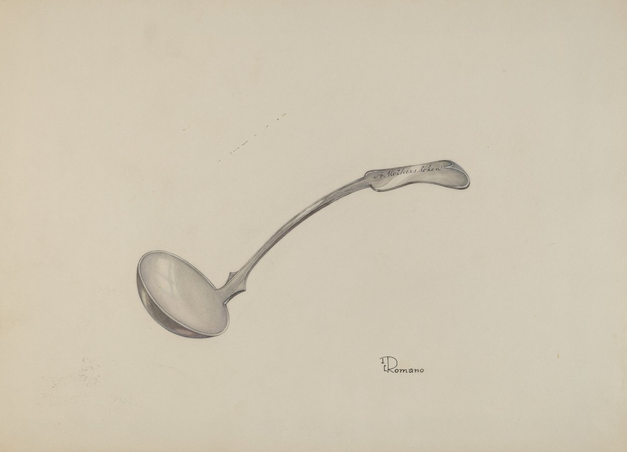 Sahnelöffel, ca. 1937 von Josephine C. Romano