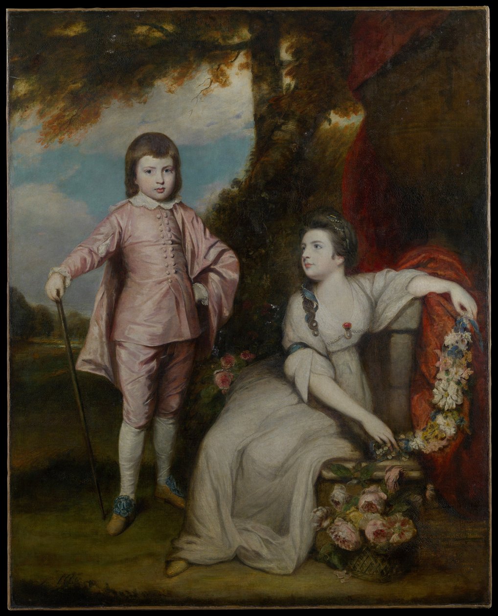 George Capel, Viscount Malden (1757–1839), und Lady Elizabeth Capel (1755–1834) von Joshua Reynolds