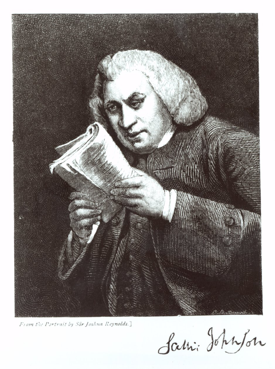 Samuel Johnson (1709-84) von Joshua Reynolds
