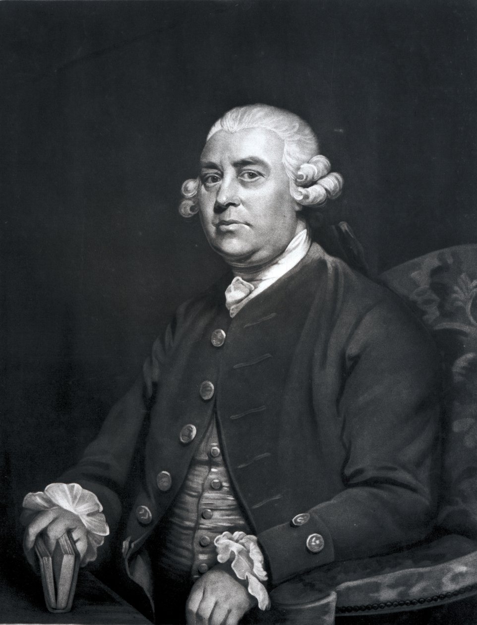 William Strahan, graviert von John Jones, 1792 von Joshua Reynolds