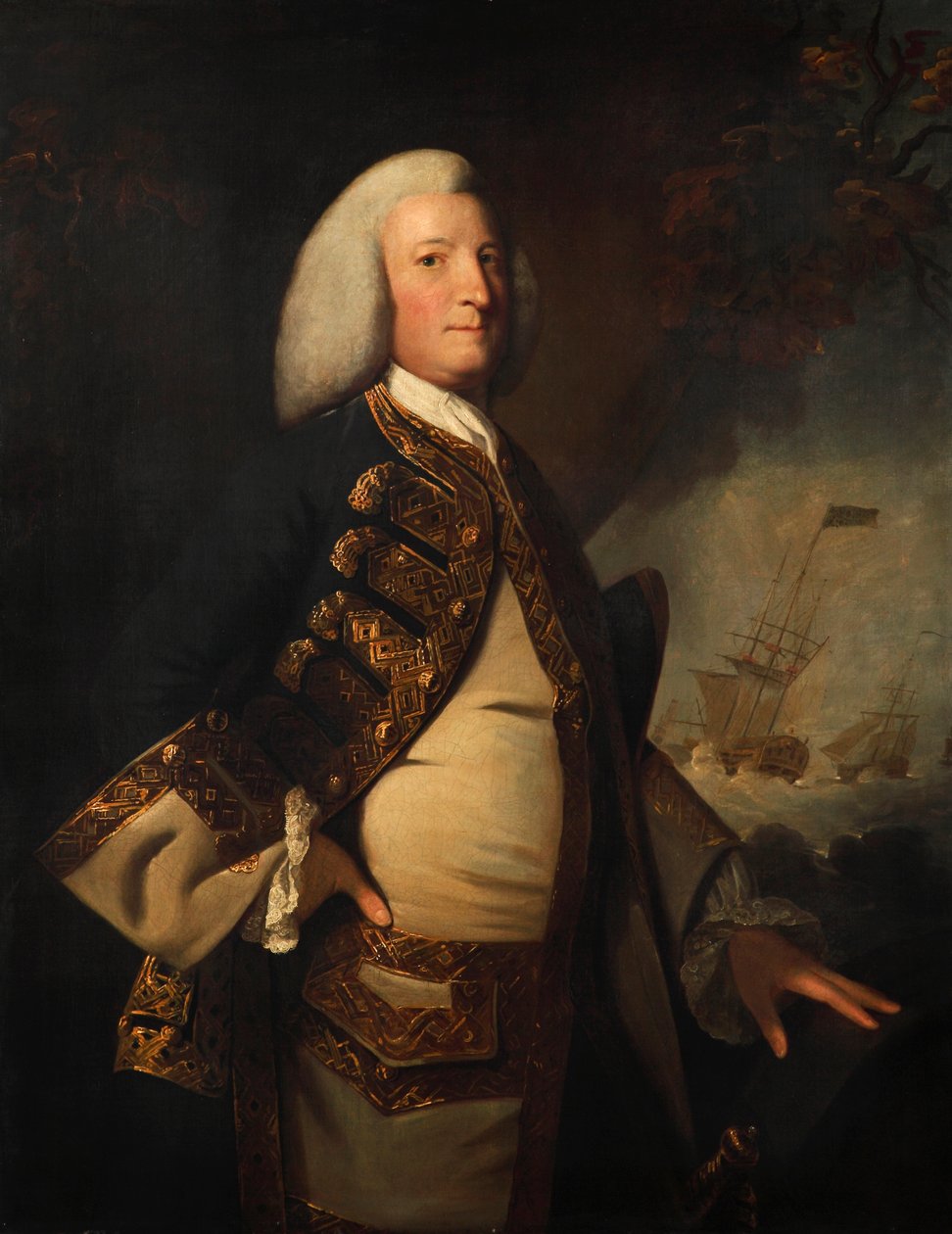 Admiral Sir George Anson von Joshua (style of) Reynolds