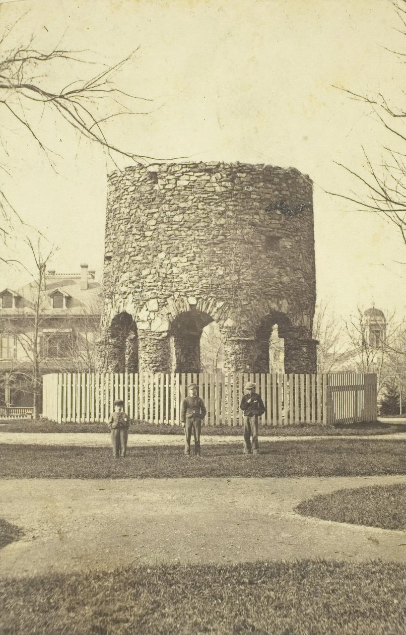 Unbenannter Steinturm mit Jungen von Joshua Appleby Williams