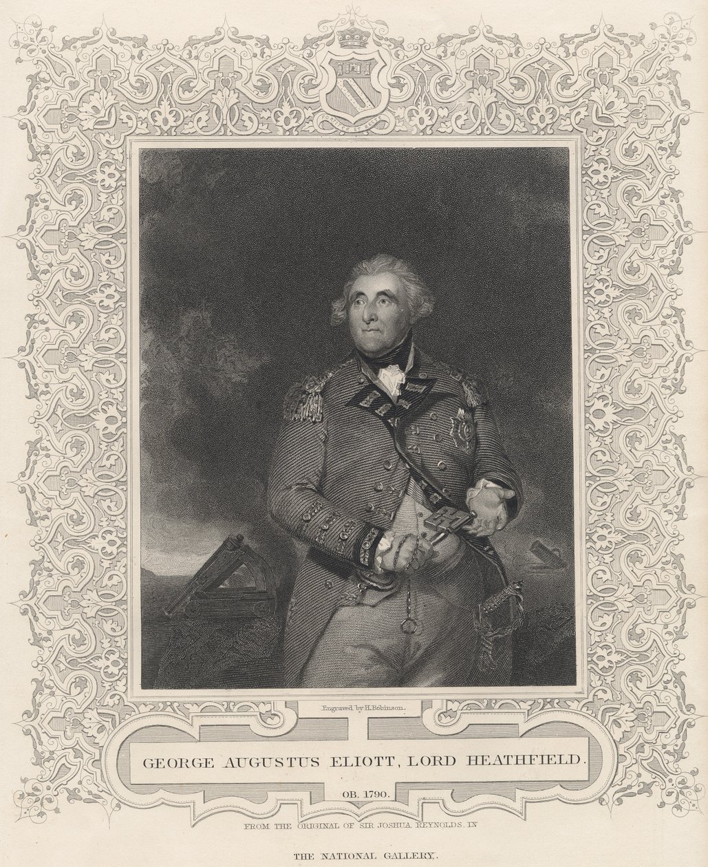George Augustus Eliott, 1. Baron Heathfield von Joshua Reynolds