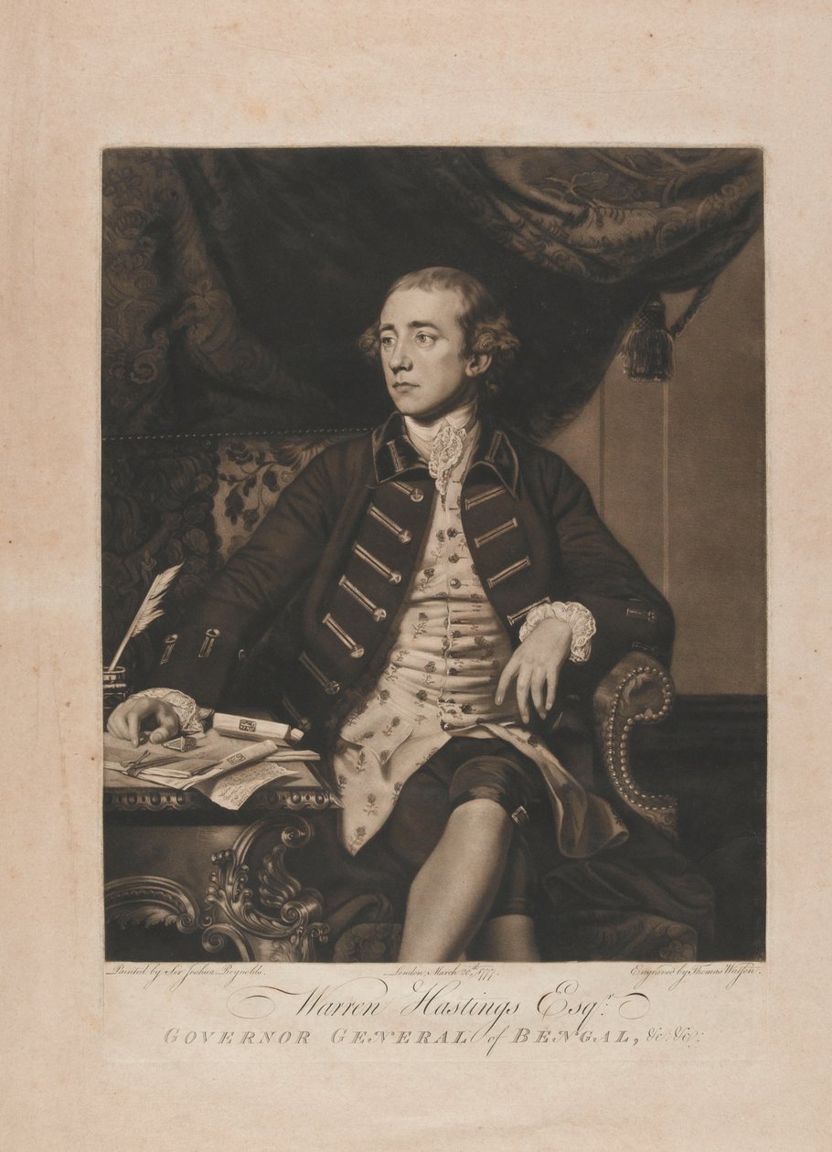 Warren Hastings von Joshua Reynolds
