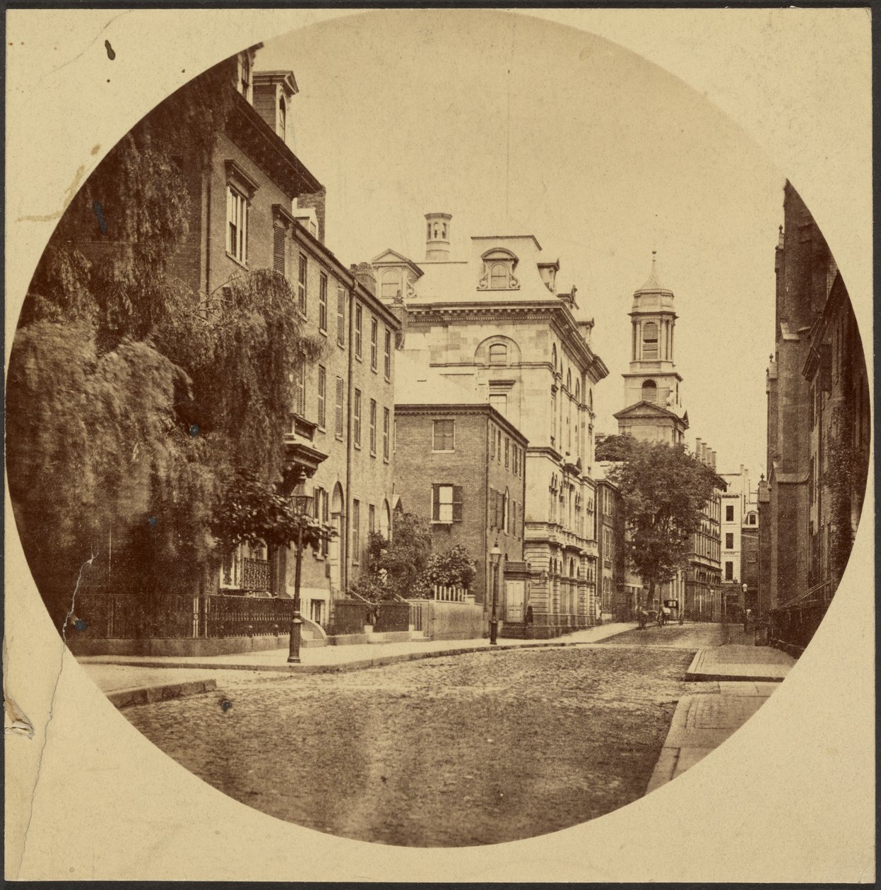 Chauncy Street von Exeter Place von Josiah Johnson Hawes