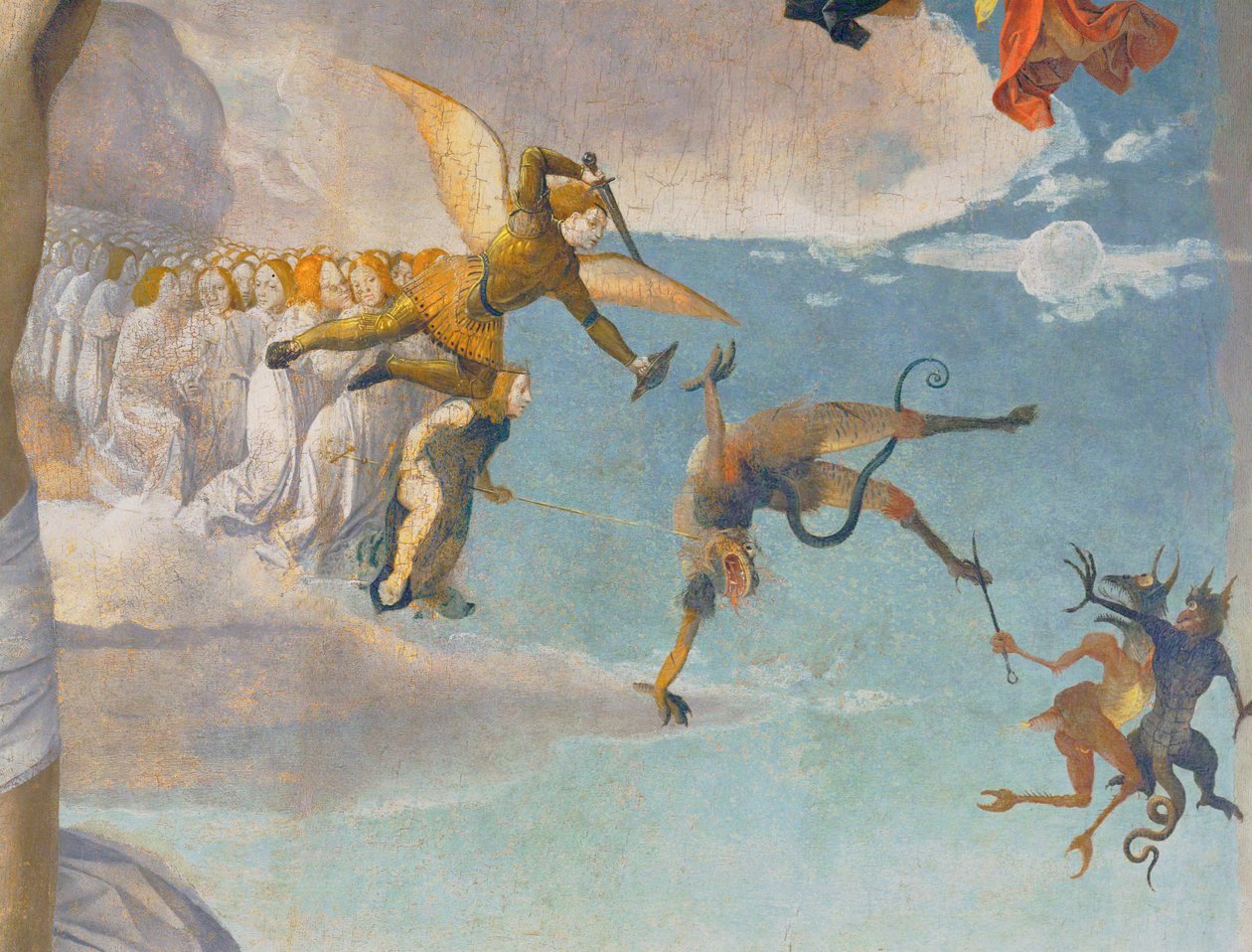 Kalvarienberg (Detail) von Josse (fl.1493 1508) Lieferinxe