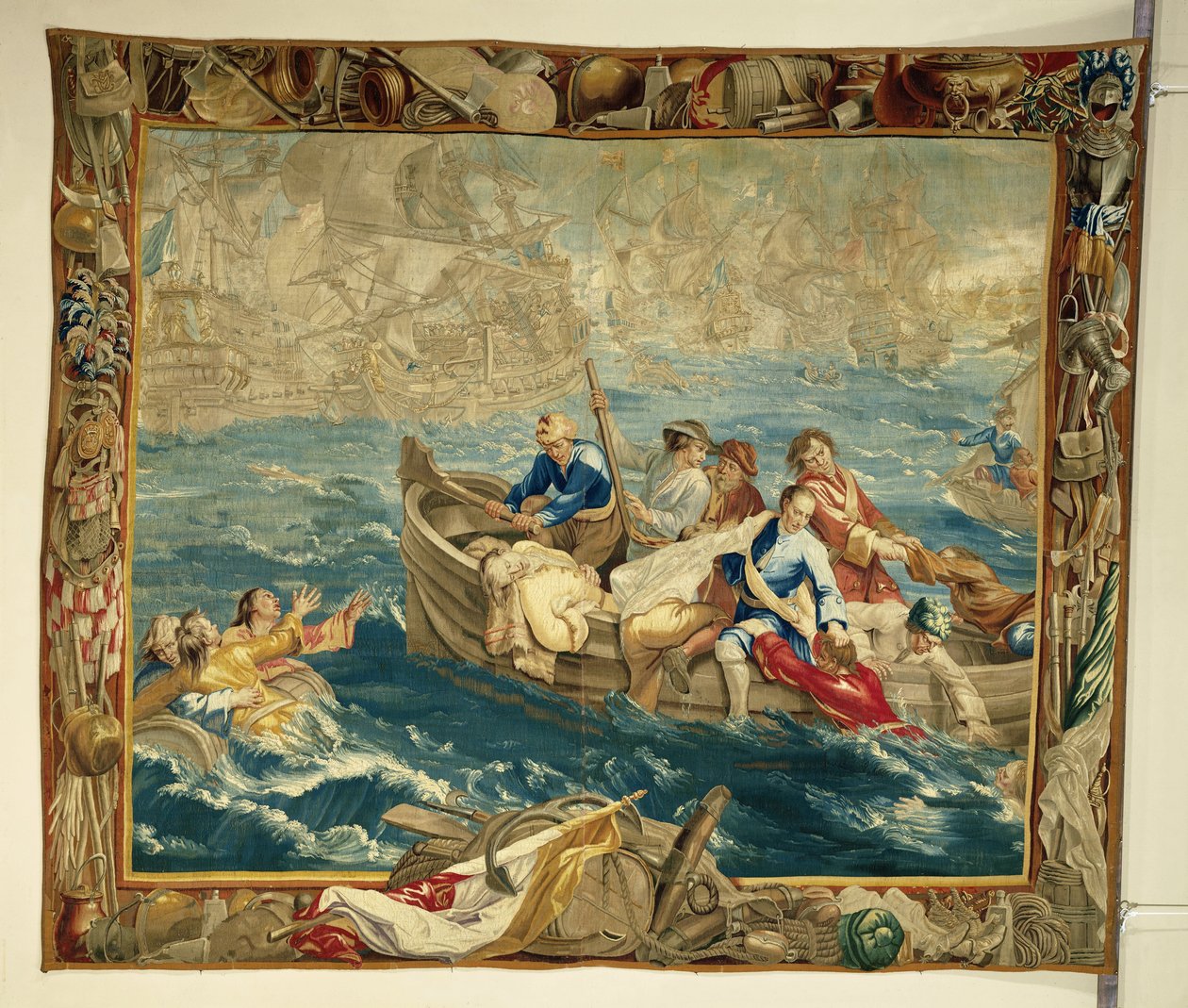 Seeschlacht (Die Kriegskunst II) von Josse de Vos