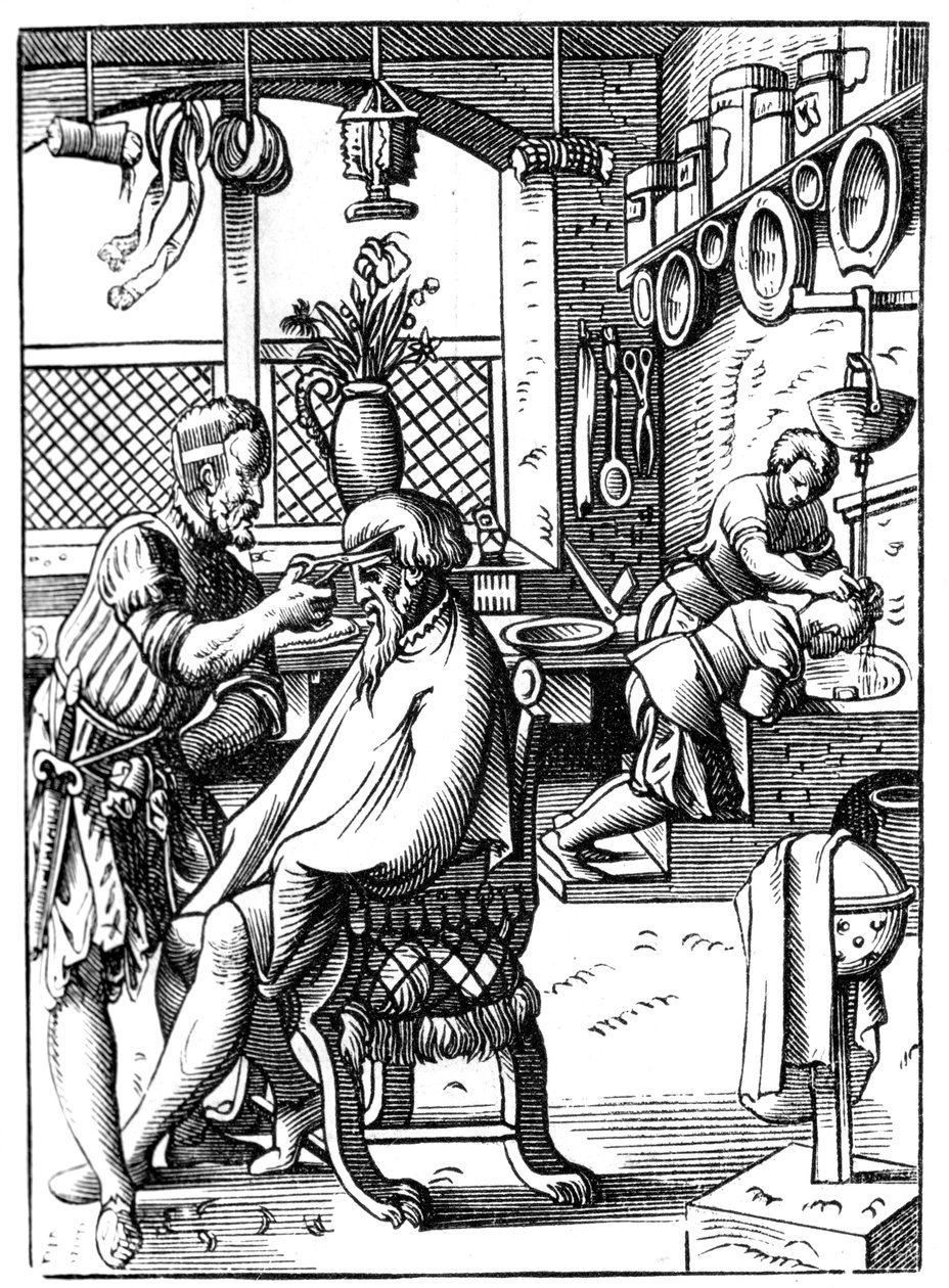 Barbier, 16. Jahrhundert von Jost Amman