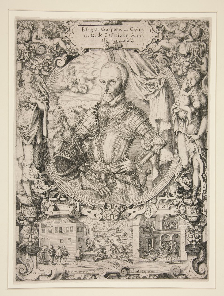 Gaspard de Coligny, Admiral von Frankreich von Jost Amman