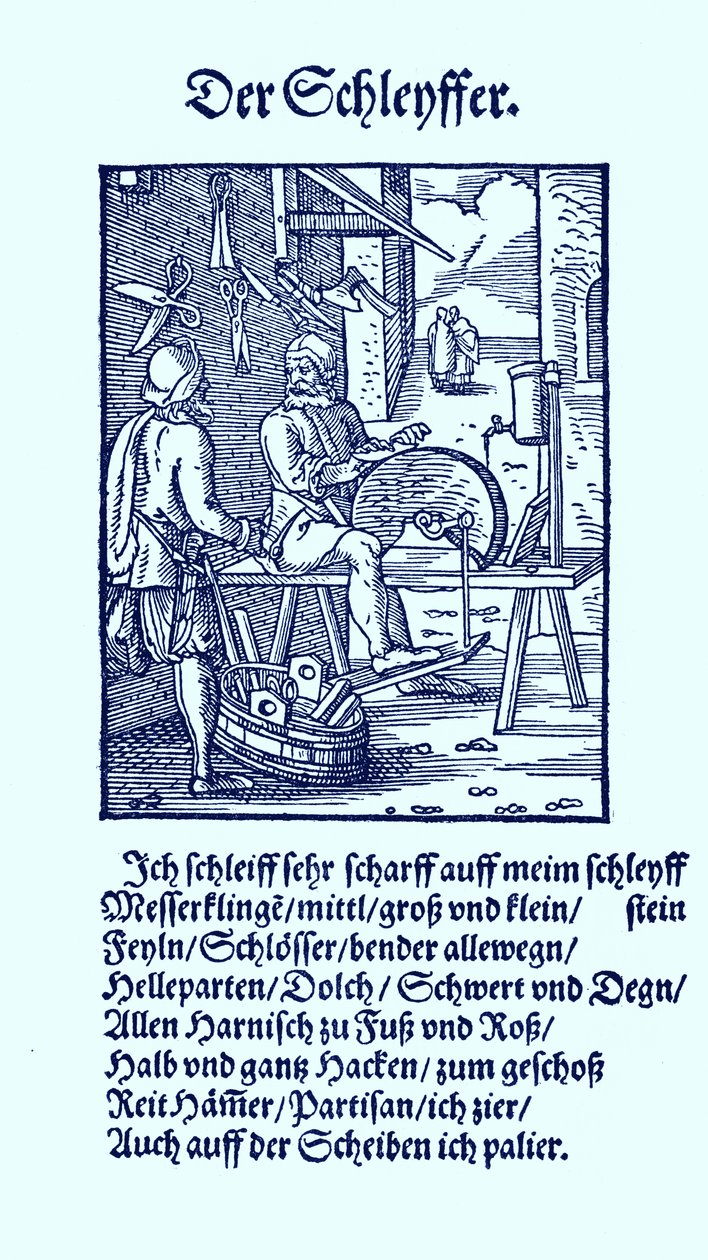 Messerschleifer von Jost Amman