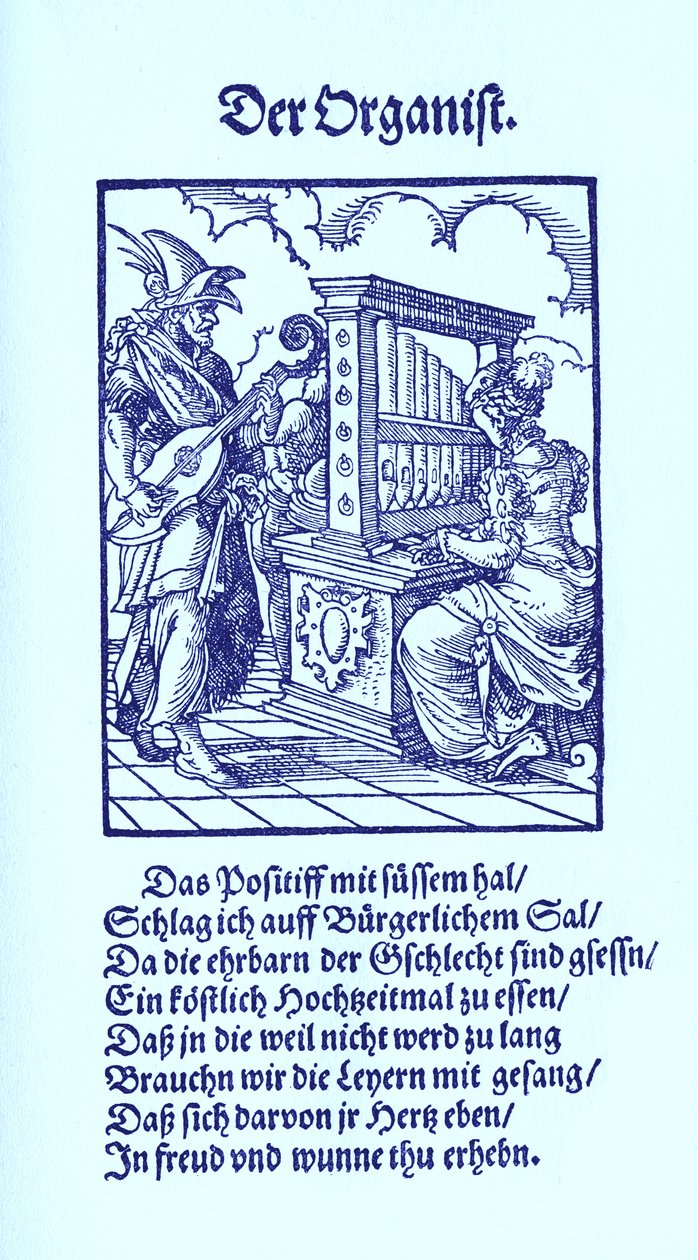 Organist von Jost Amman