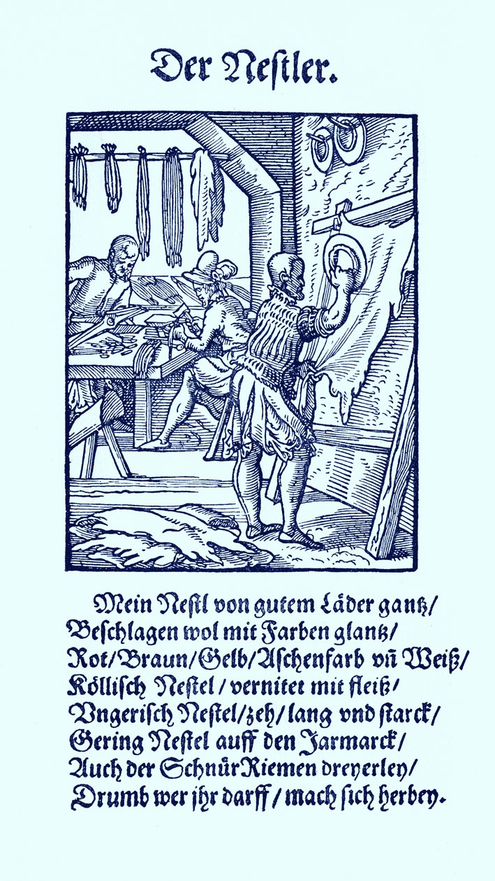 Schnürsenkelmacher von Jost Amman