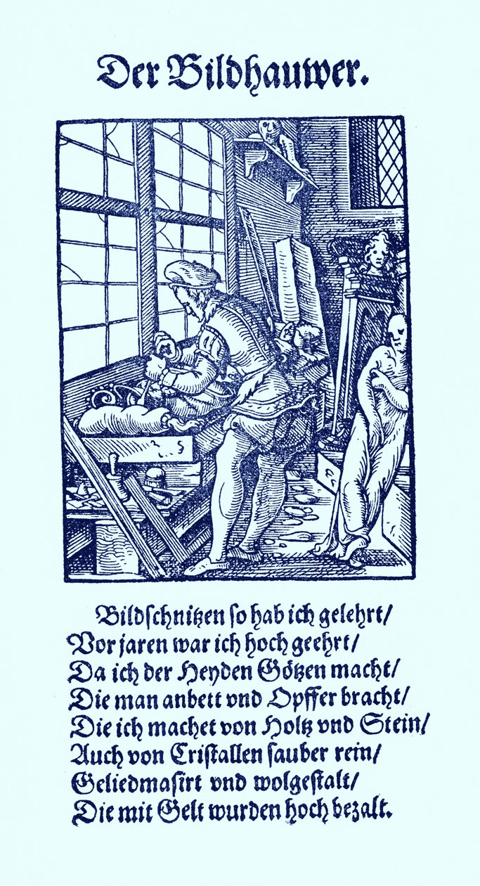 Der Bildhauer von Jost Amman