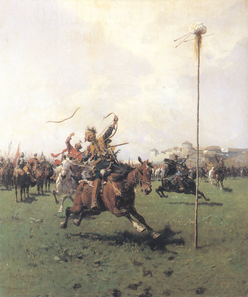 Lisowczycy - Bogenschießen von Jozef Brandt