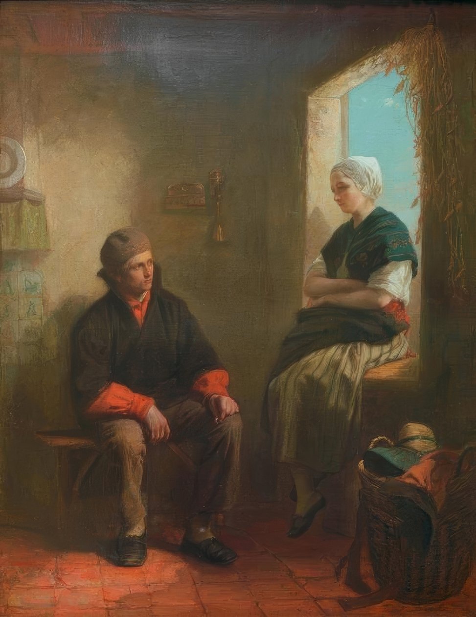 Erste Liebe (Symptome der Liebe) von Jozef Israëls