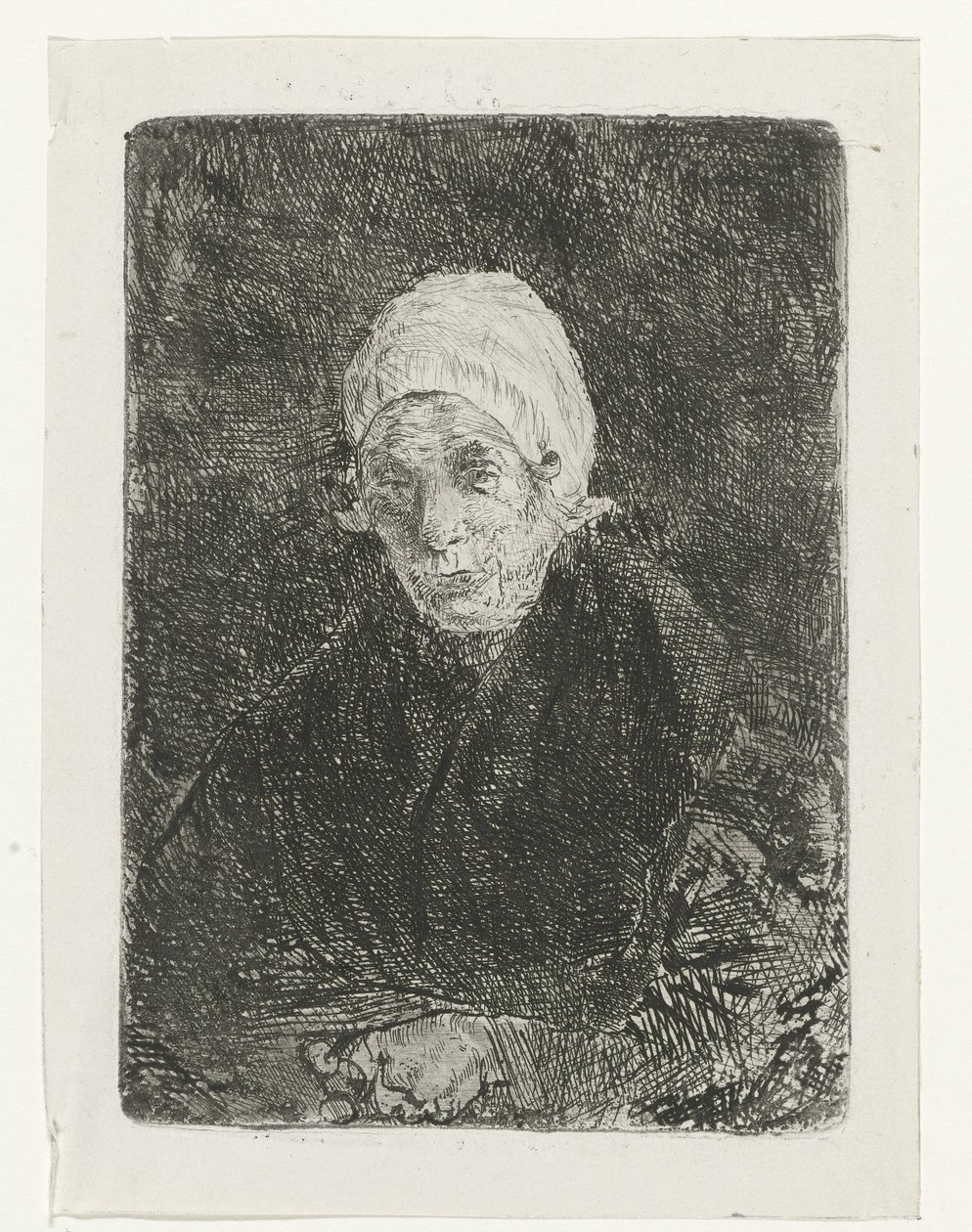 Alte Frau aus Katwijk von Jozef Israëls