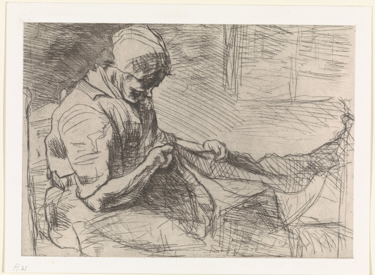Netzflickerin von Jozef Israëls