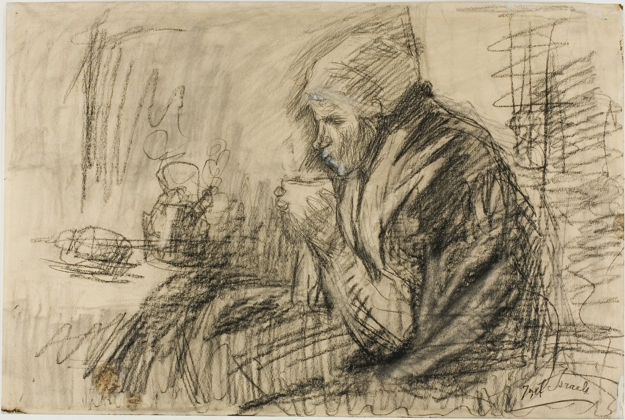 Erfrischung von Jozef Israëls