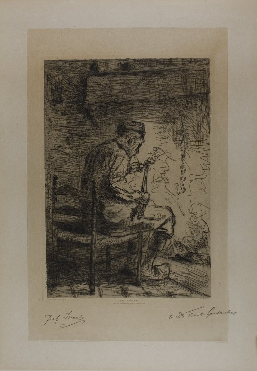 Der Raucher von Jozef Israëls