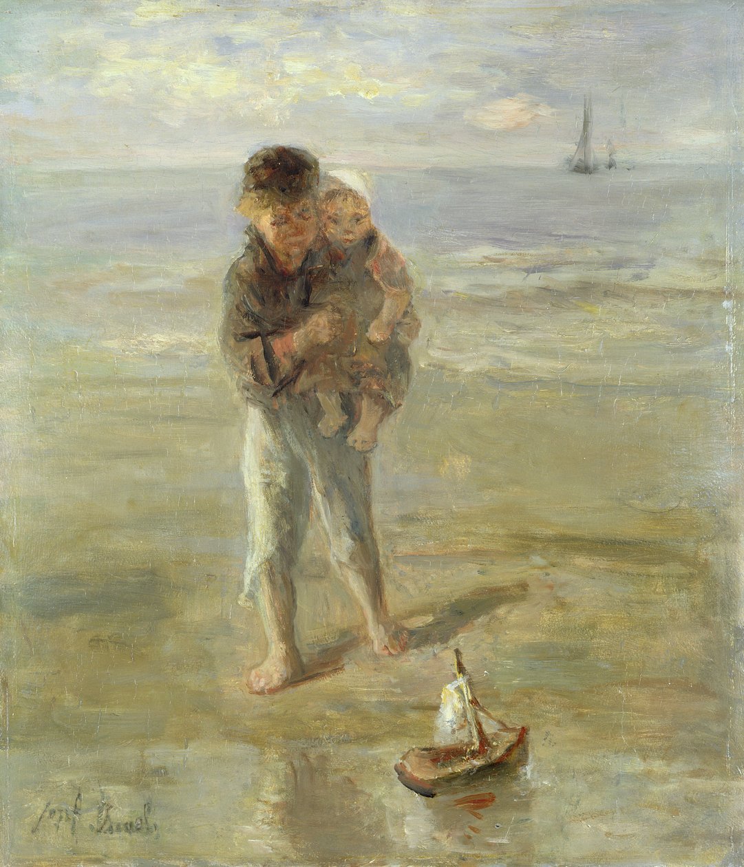Das Spielzeugboot von Jozef Israëls