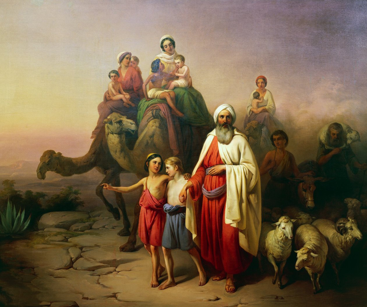 Abrahams Reise von Ur nach Kanaan von Jozsef Molnar
