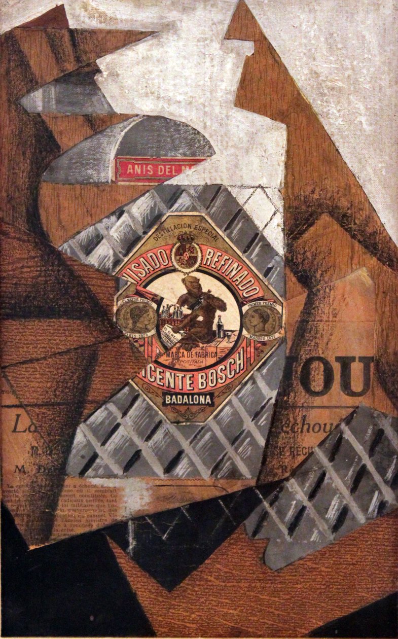 Flasche Anis del Mono von Juan Gris